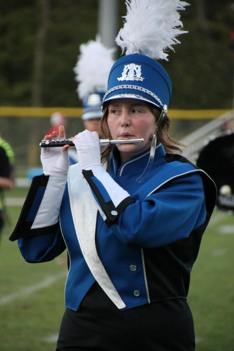 Jordan Knouse shows off her skills and new uniform.