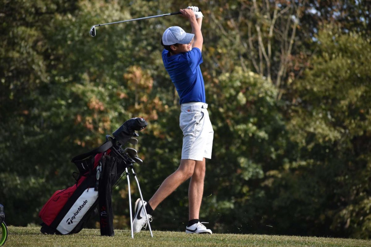 Nate Stuck, the lone Newport golfer, hopes to recruit new players next year.