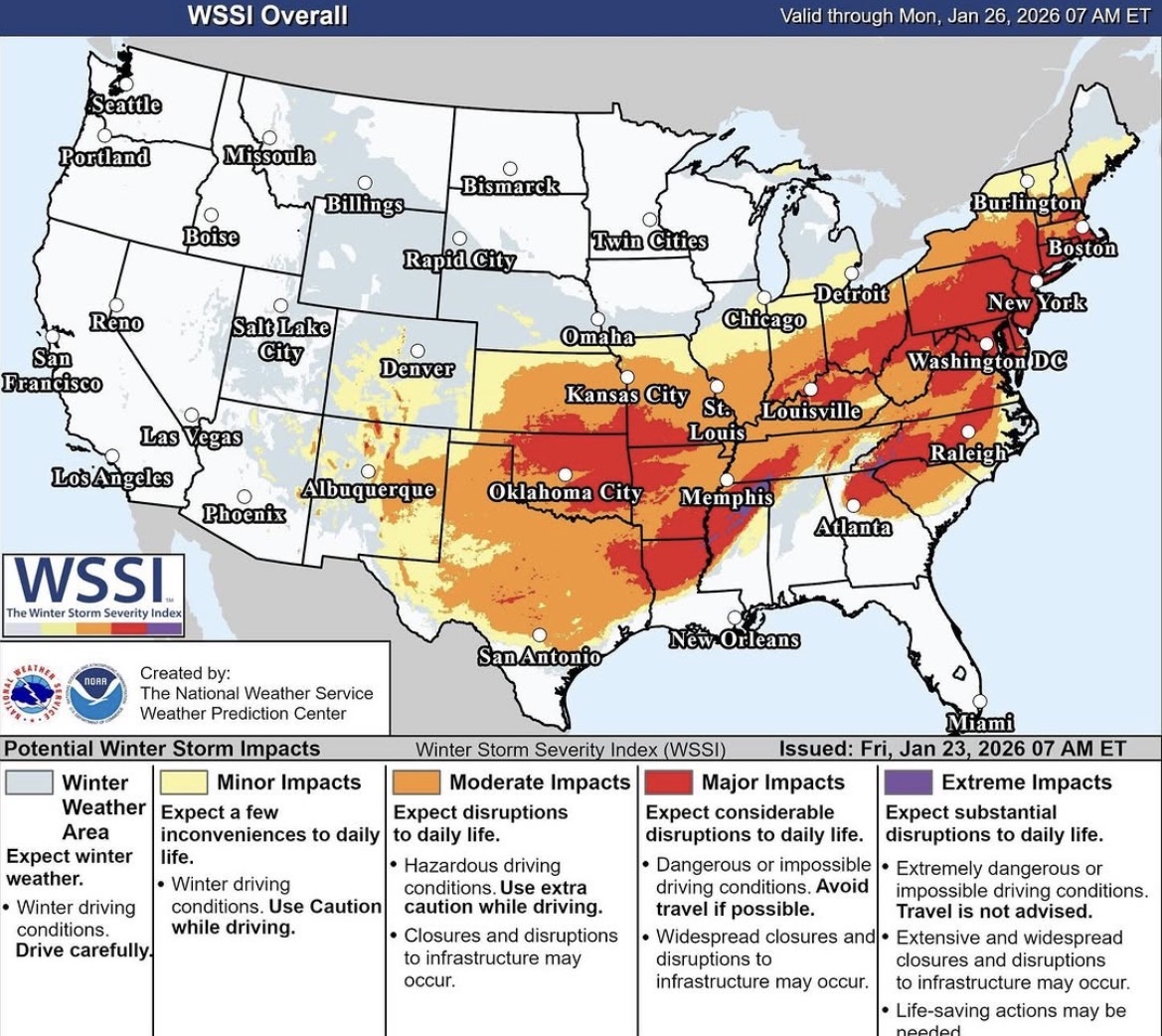 Winter Storm Severity Index
